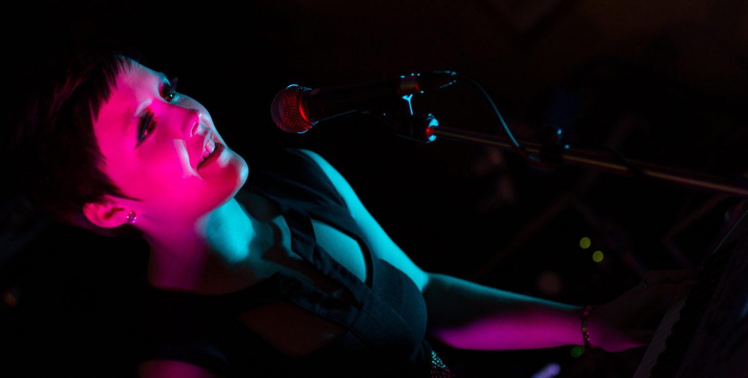 Becky Rose performs at The Old Rectifying House