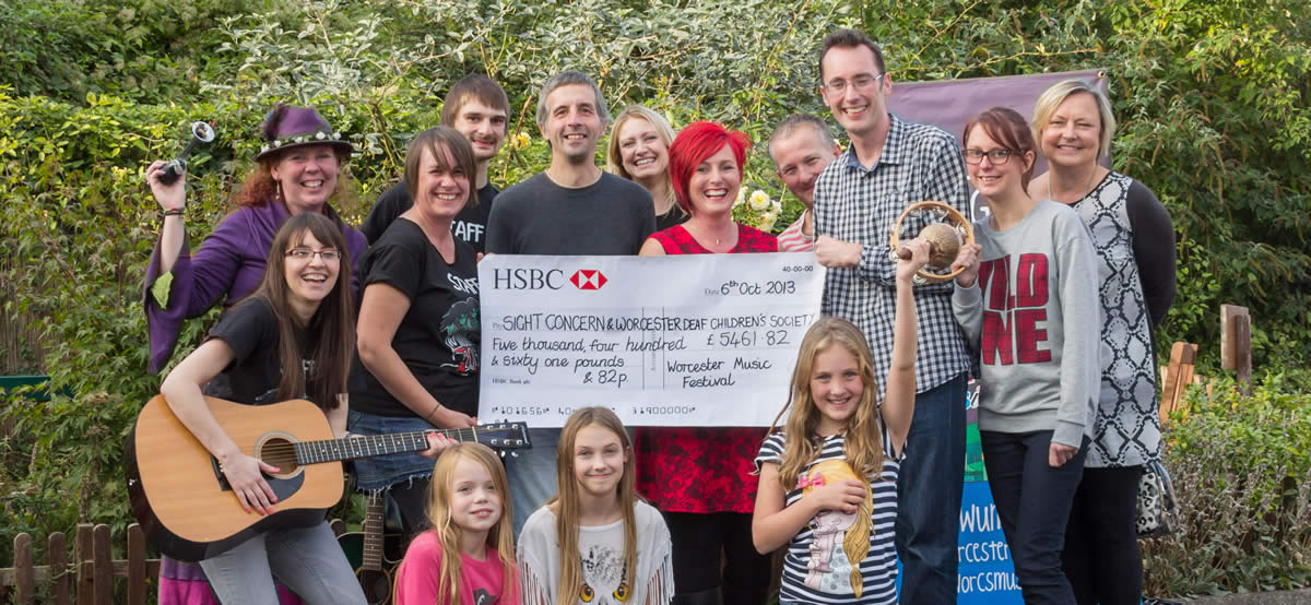 Charity Cheque presentation 2013