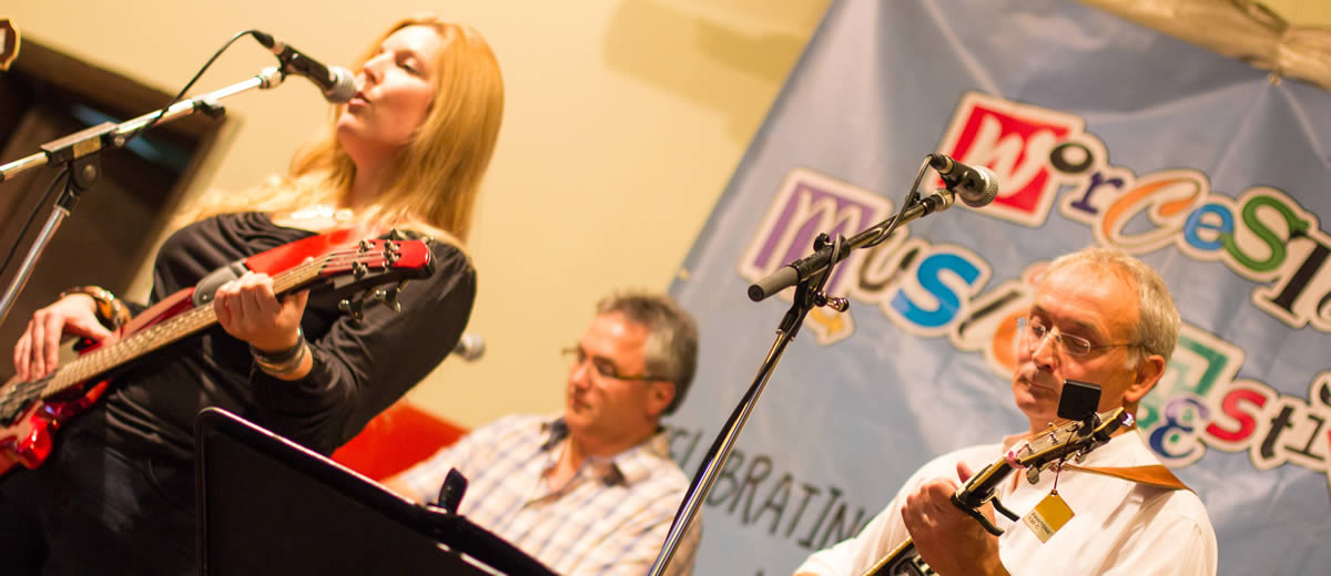 Drytwood performing at Worcester Music Festival